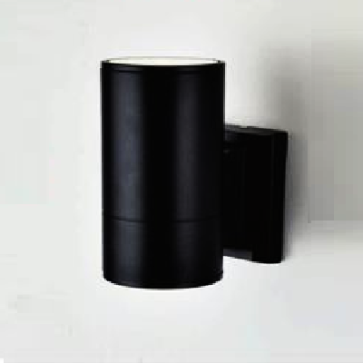 AN - VL - 2516/1: Đèn gắn tường ngoài trời - KT: Ø90mm x H200mm - Đèn LED 5W, ánh sáng vàng