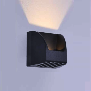 EU - CN - 253: Đèn gắn tường LED - KT: L90mm x W80mm x H90mm - Đèn LED 3W ánh sáng vàng