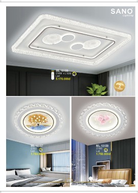 CATALOGUE ĐÈN SANO 2026-2027 ( Chiếc khấu từ 55%-58%)