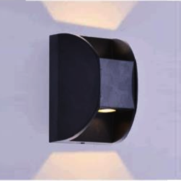 EU - CN - 254: Đèn gắn tường LED - KT: L90mm x W85mm x H125mm - Đèn LED 3W x 2 ánh sáng vàng