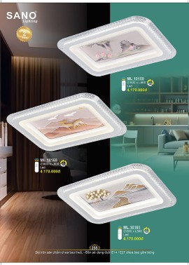 CATALOGUE ĐÈN SANO 2026-2027 ( Chiếc khấu từ 55%-58%)