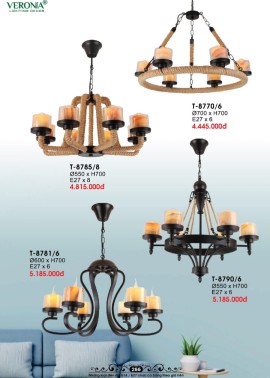 CATALOGUE ĐÈN VERONA 2026 ( CK từ 50%-60%)