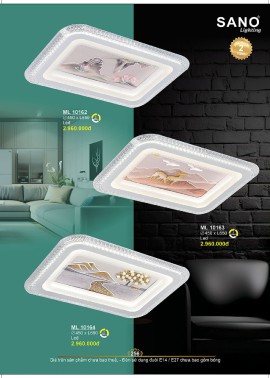 CATALOGUE ĐÈN SANO 2026-2027 ( Chiếc khấu từ 55%-58%)