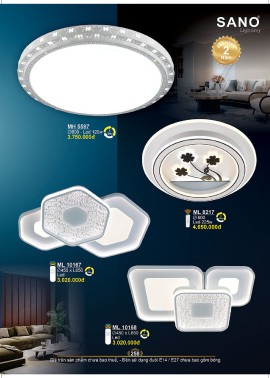 CATALOGUE ĐÈN SANO 2026-2027 ( Chiếc khấu từ 55%-58%)