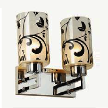 EU - V - 258: Đèn gắn tường đôi - KT: L310mm x H180mm - Bóng đèn E27 x 2