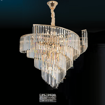 S - CPL 2600: Đèn thả Phale  - KT: Ø980mm x H700mm - Bóng đèn E14 x 20 bóng