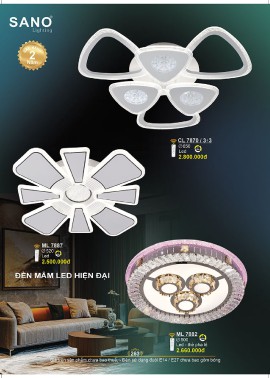CATALOGUE ĐÈN SANO 2026-2027 ( Chiếc khấu từ 55%-58%)