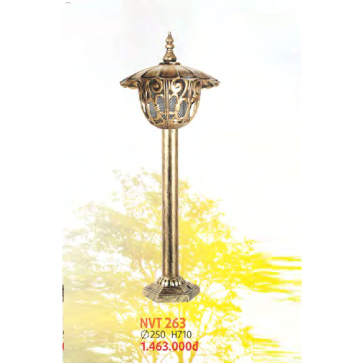 NVT 263: Đèn trụ sân vườn hợp kim