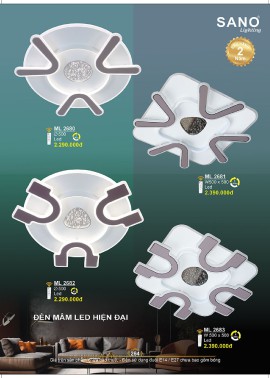 CATALOGUE ĐÈN SANO 2026-2027 ( Chiếc khấu từ 55%-58%)