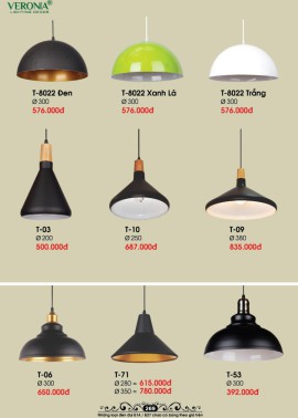 CATALOGUE ĐÈN VERONA 2026 ( CK từ 50%-60%)