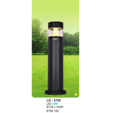LG - 2706: Đèn trụ sân vườn LED 12W
