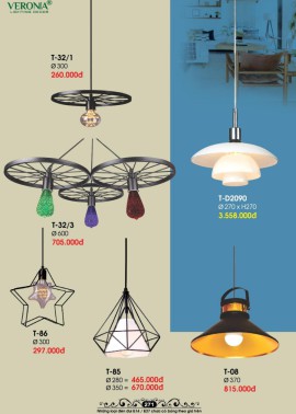 CATALOGUE ĐÈN VERONA 2026 ( CK từ 50%-60%)
