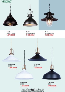 CATALOGUE ĐÈN VERONA 2026 ( CK từ 50%-60%)
