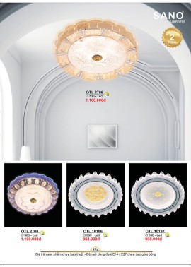 CATALOGUE ĐÈN SANO 2026-2027 ( Chiếc khấu từ 55%-58%)