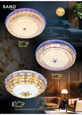 CATALOGUE ĐÈN SANO 2026-2027 ( Chiếc khấu từ 55%-58%)