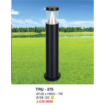 TRỤ - 275: Trụ đèn LED sân vườn 7W  - Ánh sáng vàng