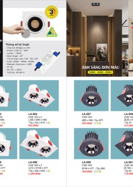 CATALOGUE ĐÈN TRANG TRÍ EUROTO 2025 ( CK từ 55%-60%)