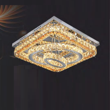 NC 282: Đèn áp trần LED Phale  vuông - KT: L500mm x W500mm x H200mm - Đèn LED đổi 3 màu