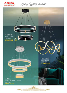 CATALOGUE ĐÈN HUFA ( CK TỪ 55%-65%)