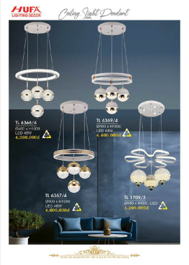 CATALOGUE ĐÈN HUFA ( CK TỪ 55%-65%)