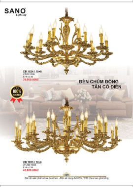CATALOGUE ĐÈN SANO 2026-2027 ( Chiếc khấu từ 55%-58%)