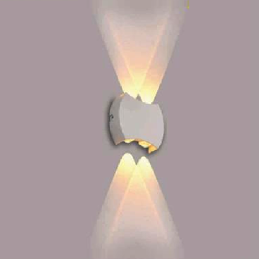 EU - CN - 291: Đèn gắn tường ngoài trời - KT: L130mm x W40mm x H80mm - Đèn LED ( chip LED Bridghlux) 1W x 4 ánh sáng vàng