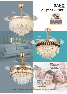 CATALOGUE ĐÈN SANO 2026-2027 ( Chiếc khấu từ 55%-58%)