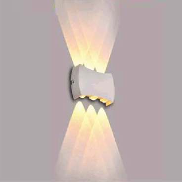 EU - CN - 292: Đèn gắn tường ngoài trời - KT: L165mm x W40mm x H80mm - Đèn LED ( chip LED Bridghlux) 1W x 6 ánh sáng vàng