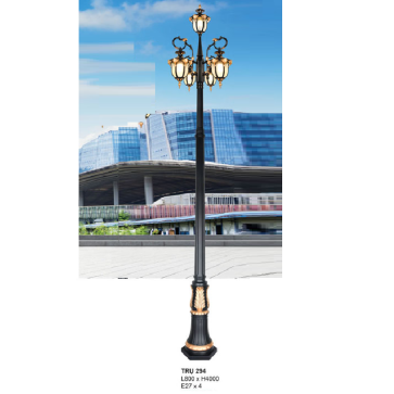 TRỤ 294: Đèn trụ sân vườn chất liệu hợp kim 5 bóng - Cao 4000mm