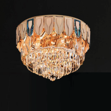 MFL - 295: Đèn áp trần Phale - KT: Ø600mm x H340mm - Bóng đèn E14 x 15 bóng