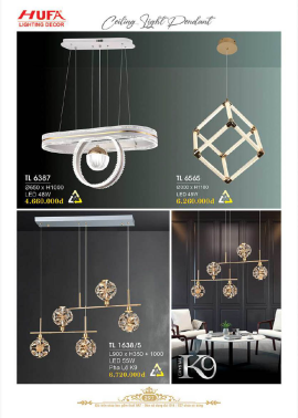 CATALOGUE ĐÈN HUFA ( CK TỪ 55%-65%)