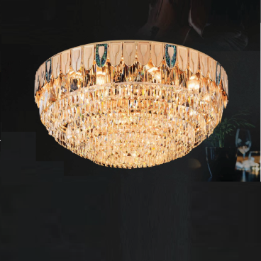 MFL - 297: Đèn áp trần Phale - KT: Ø1000mm x H460mm - Bóng đèn E14 x 24 bóng