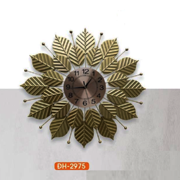 HF - ĐH - 2975: Đồng hồ trang trí  - KT:  L700mm x H700mm