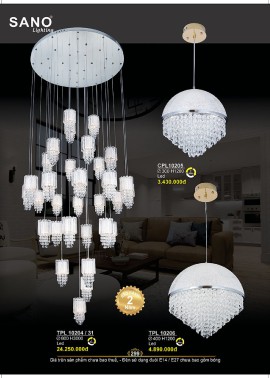 CATALOGUE ĐÈN SANO 2026-2027 ( Chiếc khấu từ 55%-58%)