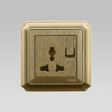 S70S-87014: Bộ ổ cắm đơn đa năng + Contac đơn đảo chiều