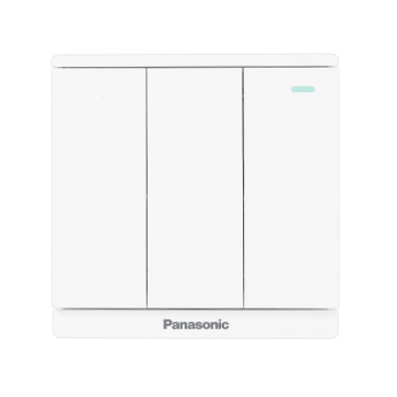 WMF516 -1VN: Bộ 3 Công tắc C, 2 chiều, bắt vít, có chỉ báo dạ quang -  250V – 10A