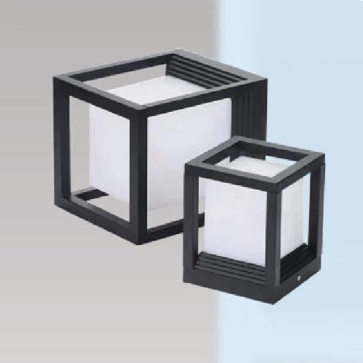 DT 30: Đèn đầu trụ - KT: L150mm x W150mm x H190mm - Bóng đèn E27 x 1 bóng