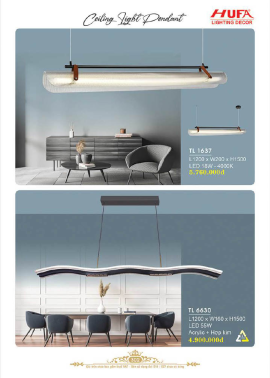 CATALOGUE ĐÈN HUFA ( CK TỪ 55%-65%)