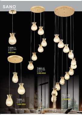 CATALOGUE ĐÈN SANO 2026-2027 ( Chiếc khấu từ 55%-58%)