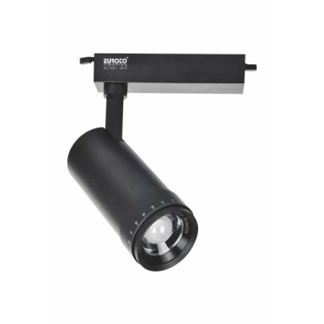 FR-304: Đèn rọi ray LED COB 12W - KT: Ø50mm x L105mm x H180mm - 1 chế độ ánh sáng (trắng/vàng)