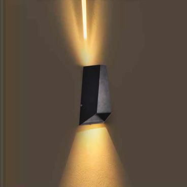 EU - CN - 308:  Đèn gắn tường LED - KT: L100mm x W60mm x H175mm - Đèn LED COB ( chip Cree USA) 3W x 2 ánh sáng vàng