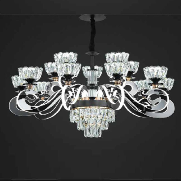 CNQT - 309: Đèn chùm LED Phale 15 tay - KT: Ø950mm x H1050mm - Đèn LED đổi 3 màu