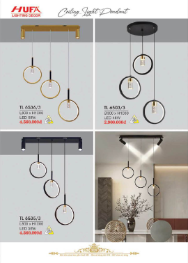 CATALOGUE ĐÈN HUFA ( CK TỪ 55%-65%)