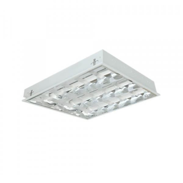 LDA309: Đèn máng phản quáng âm trần 3x 9W - KT: L605mm x W605mm x H93mm - Bóng LED T8 3x9W - 1 chế độ ánh sáng (vàng/trắng)