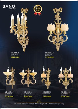 CATALOGUE ĐÈN SANO 2026-2027 ( Chiếc khấu từ 55%-58%)