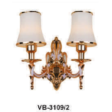 AN - VB - 3109/2: Đèn gắn tường đôi - KT: L350mm x H320mm - Bóng đèn E27 x 2
