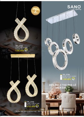 CATALOGUE ĐÈN SANO 2026-2027 ( Chiếc khấu từ 55%-58%)