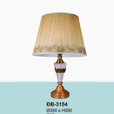 AU - ĐB - 3154: Đèn tủ đầu giường/ đặt bàn - KT: Ø350mm x H590mm - Đèn chân E27 x 1 bóng