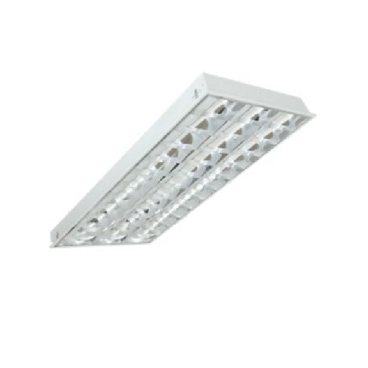 LDA318: Đèn máng phản quáng âm trần 3x18W - KT: L1215mm x W605mm x H93mm - Bóng LED T8 3x18W - 1 chế độ ánh sáng (vàng/trắng)