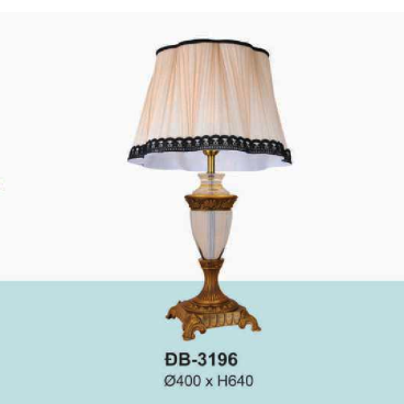 AU - ĐB - 3196: Đèn tủ đầu giường/ đặt bàn - KT: Ø400mm x H640mm - Đèn chân E27 x 1 bóng